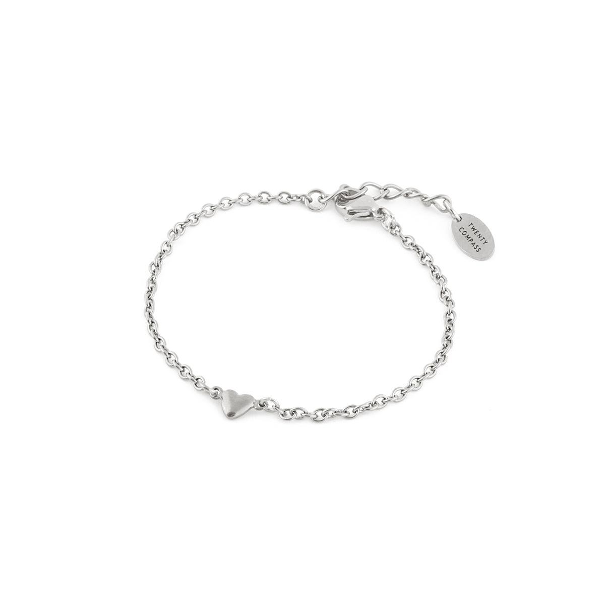 Hopeless Romantic Bracelet - Silver Bracelets TwentyCompass    Hopeless Romantic Bracelet - Silver