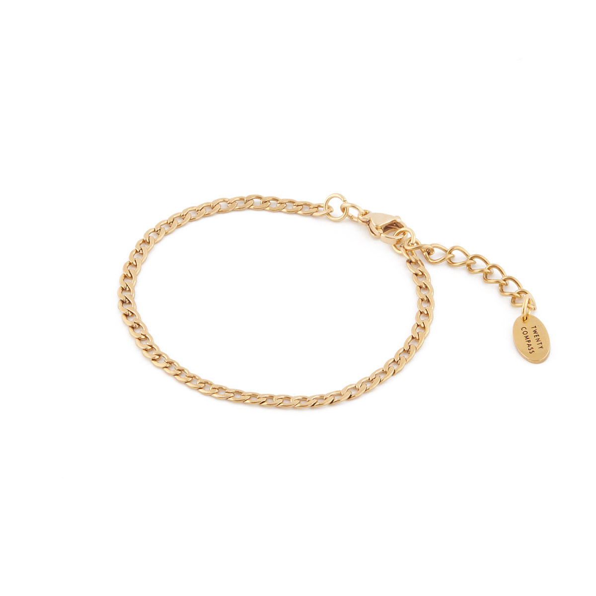 Kira  Anklet - Gold Anklets Twenty Compass    Kira  Anklet - Gold