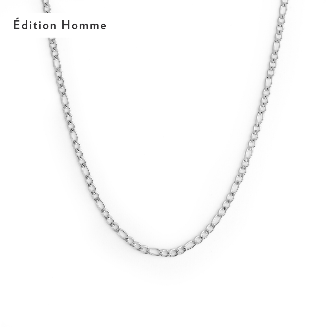 Sicilian Necklace - Silver Necklaces Twenty Compass    Sicilian Necklace - Silver