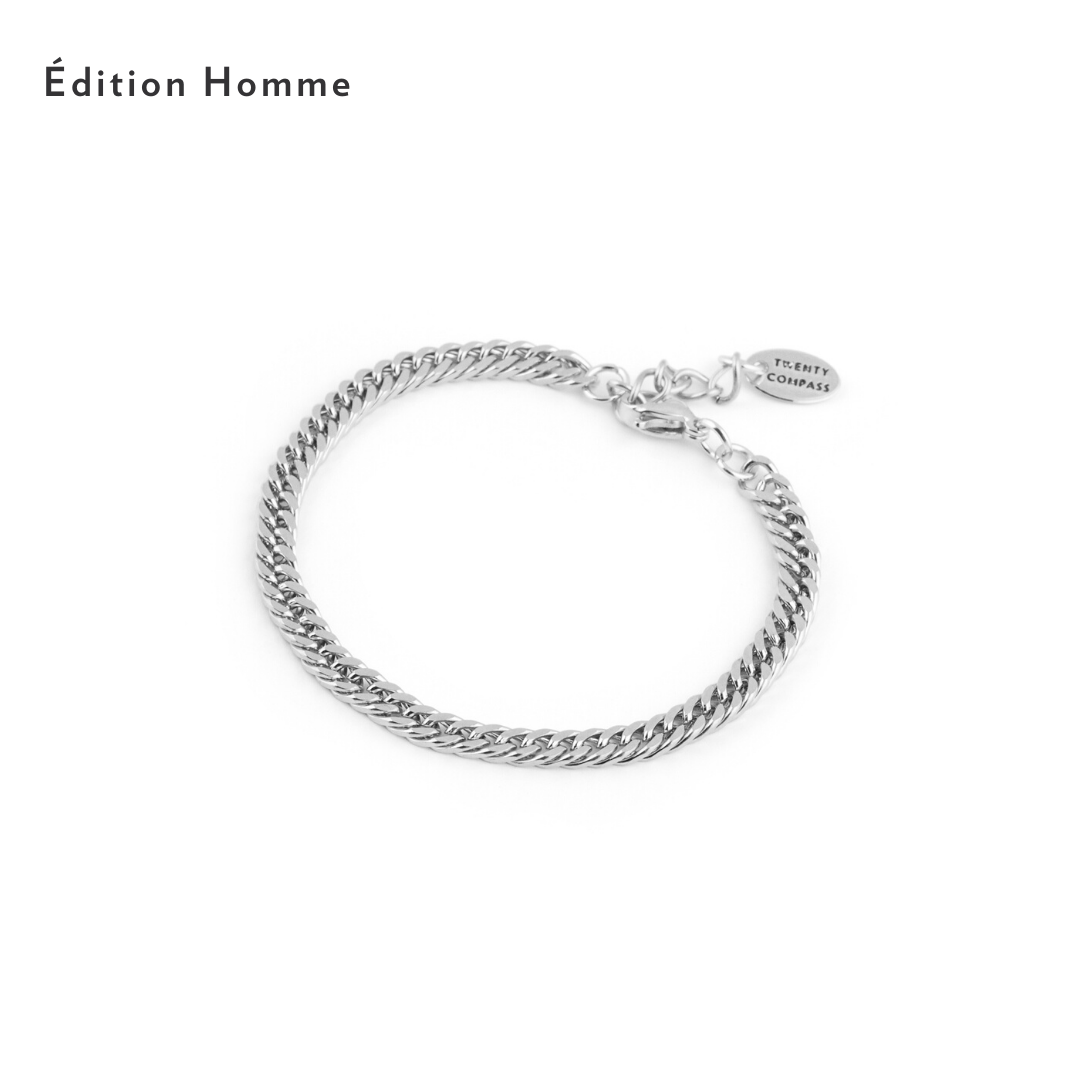 Miami Bracelet - Silver Bracelets Twenty Compass    Miami Bracelet - Silver