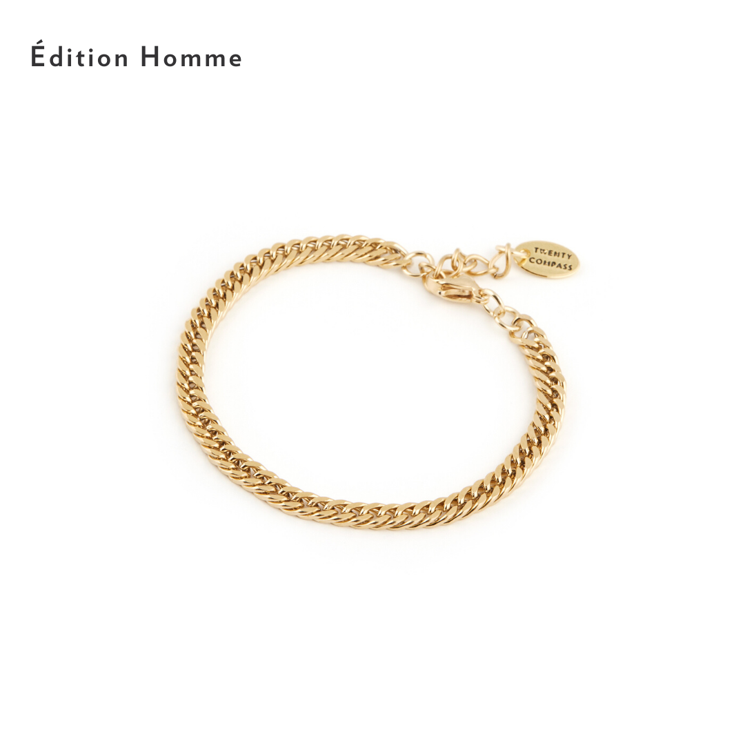 Miami Bracelet - Gold Bracelets Twenty Compass    Miami Bracelet - Gold