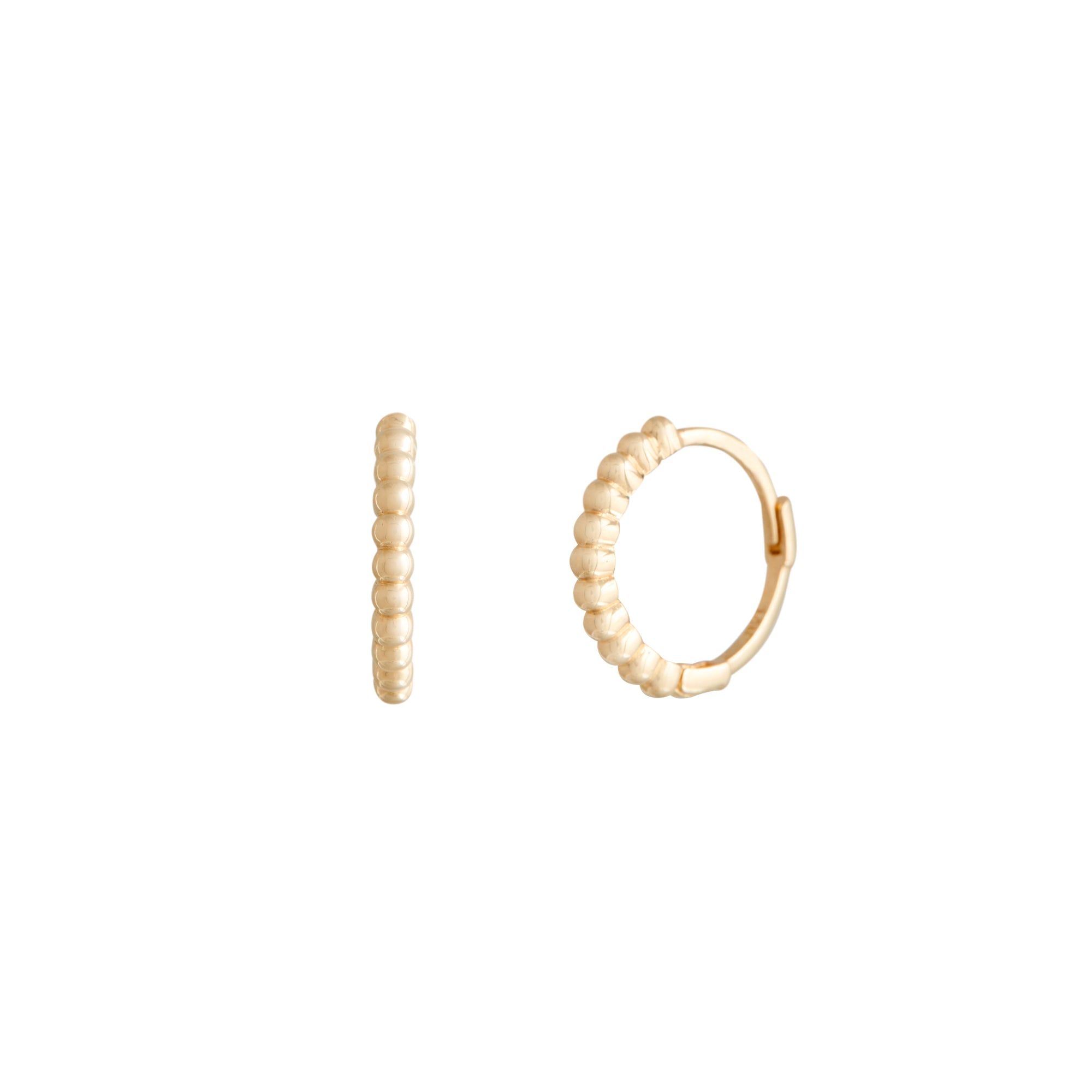 Blossom Flat Back Stud - 14 Karat Gold