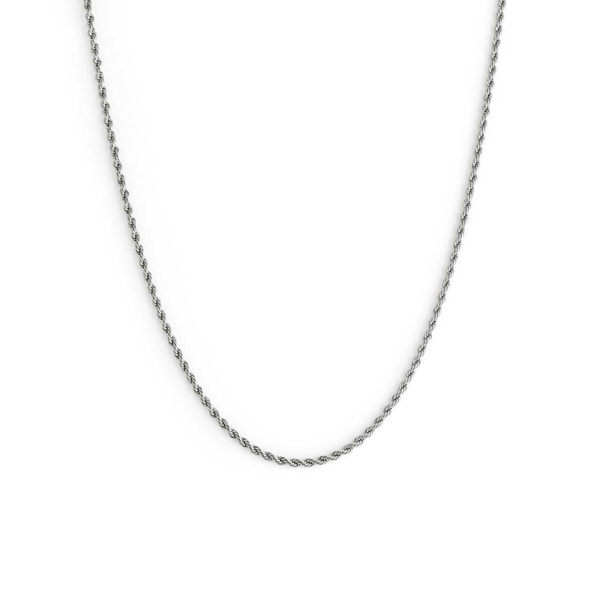Thin Romance Necklace - Silver Necklaces Twenty Compass    Thin Romance Necklace - Silver