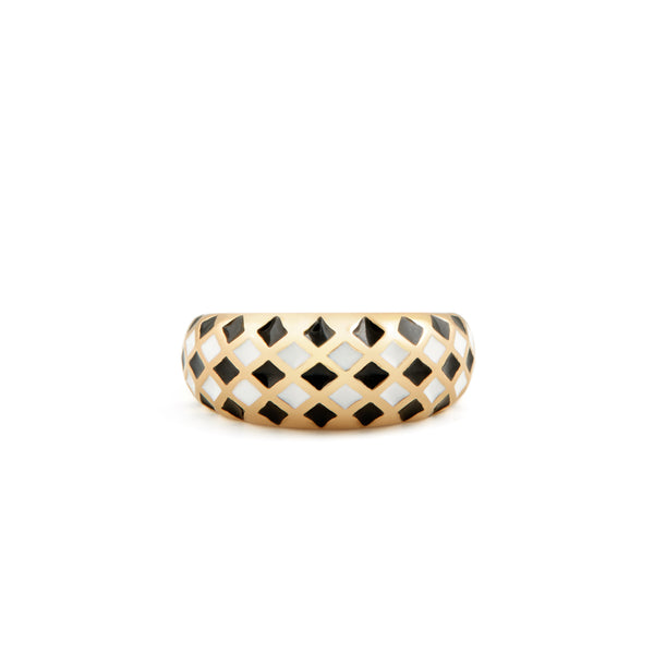 Image Ring - Gold Plated Rings Twenty Compass    Image Ring - Gold Plated