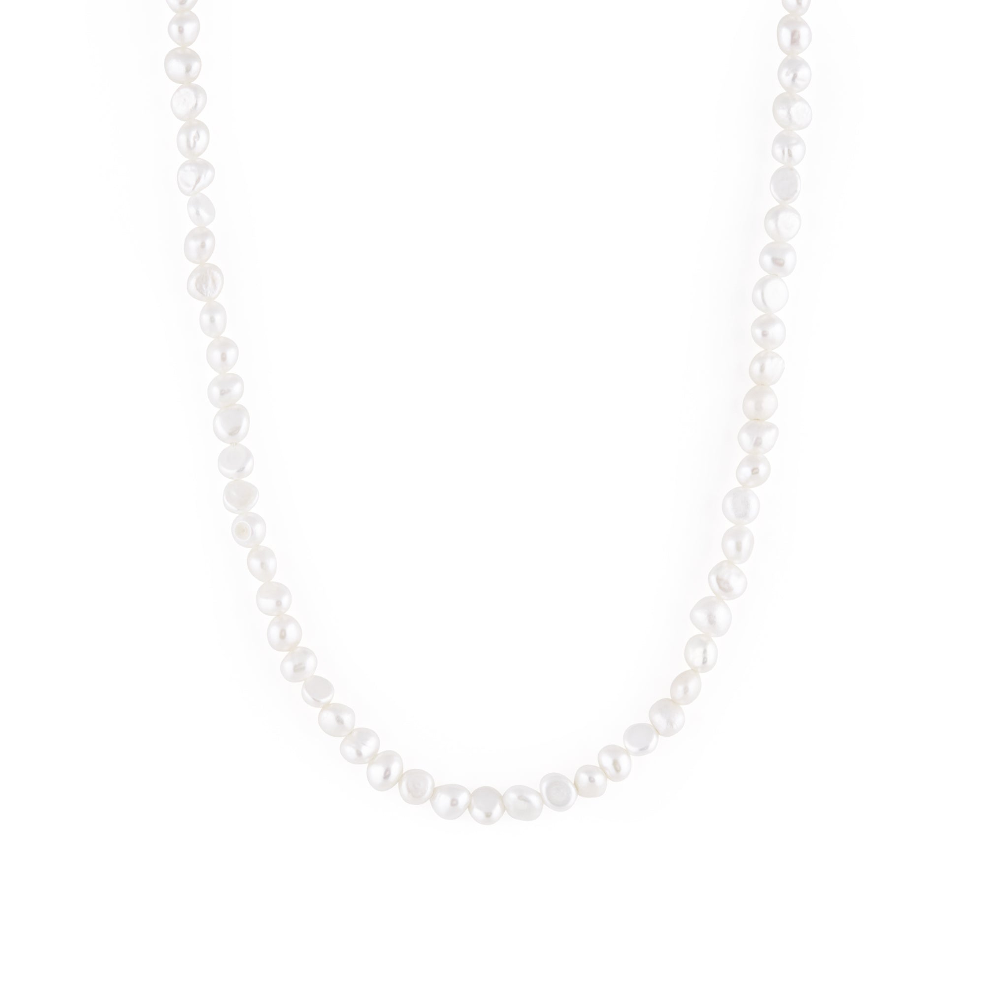 Napier silver bead on sale necklace