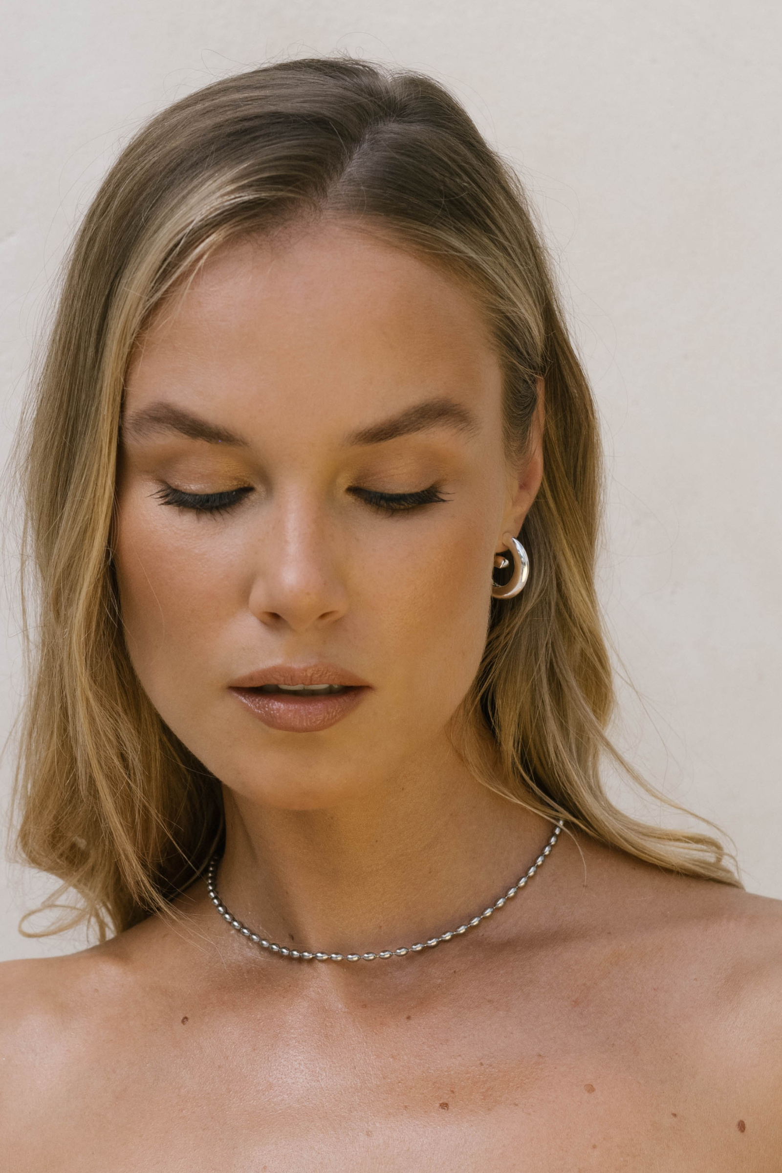 Mykonos Necklace - Silver Necklaces Twenty Compass   