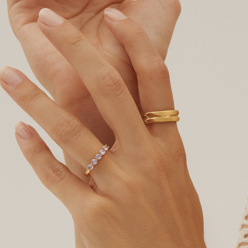 TWENTY COMPASS Bague Dolce Vita - Or