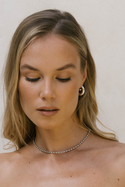 Athena Earrings - Silver