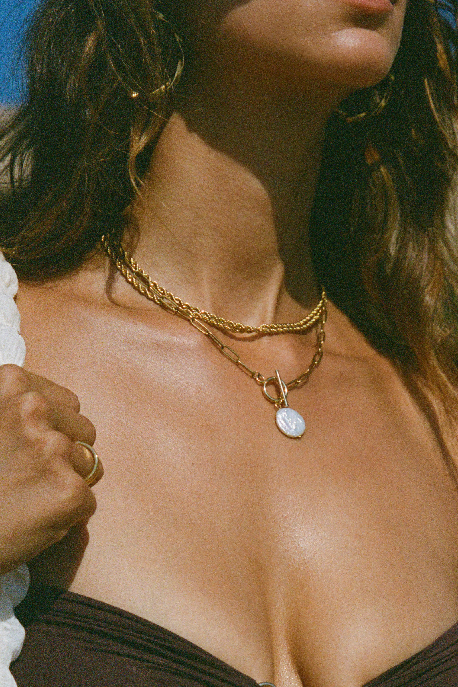 Gaia Necklace - Gold Necklaces Twenty Compass   