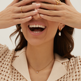 Grace Hoops - Gold Earrings Twenty Compass   