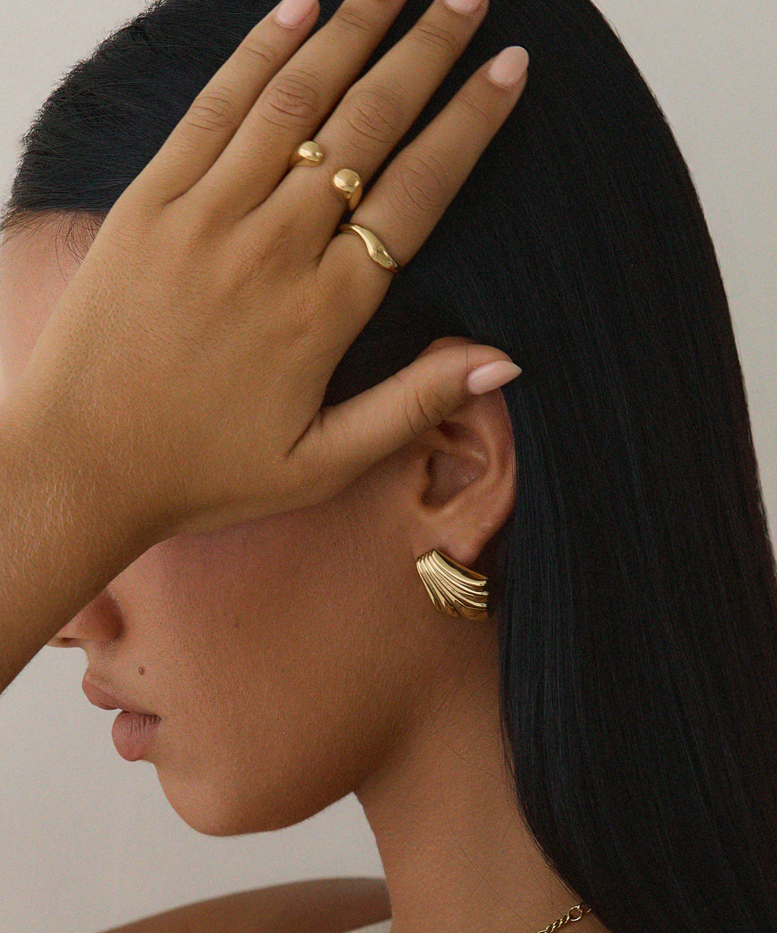Memories Earrings - Gold Earrings Twenty Compass   