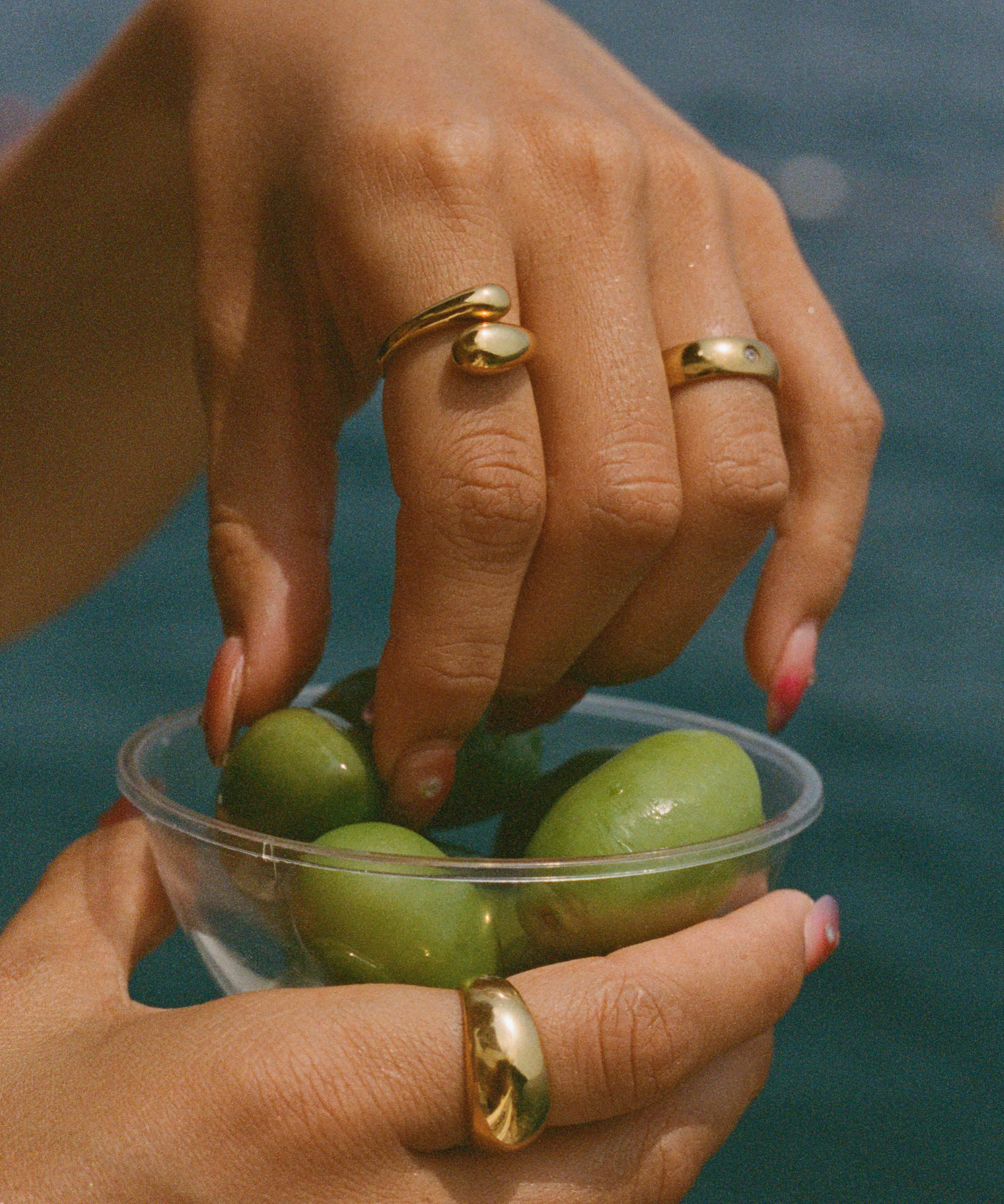 Double Dome Ring - Gold Rings Twenty Compass   