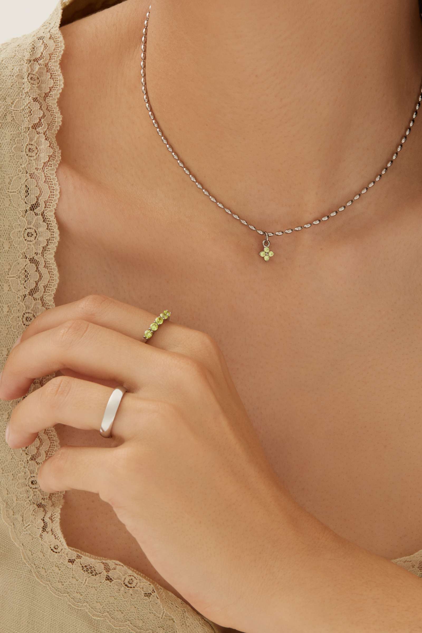 Gem Ring - Silver Rings Twenty Compass   
