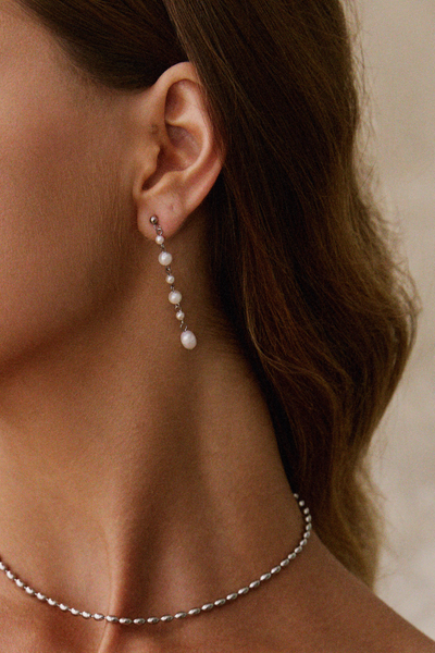 Capri Earrings - Silver