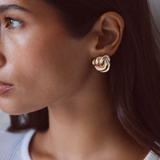 Elegance Earrings - Gold Earrings Twenty Compass   