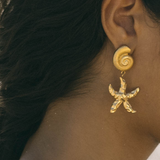 Bali Earrings - Gold Earrings Twenty Compass   