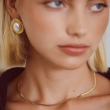 Perla Earrings - Gold Earrings Twenty Compass   