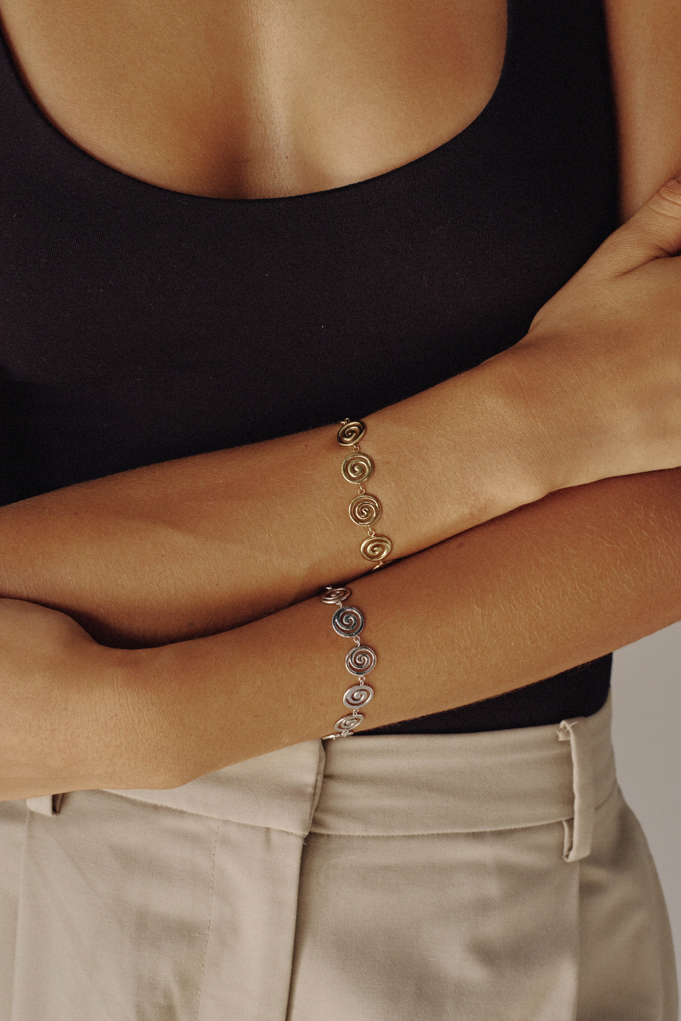 Swirl Bracelet - Gold Swirl Bracelet - Gold