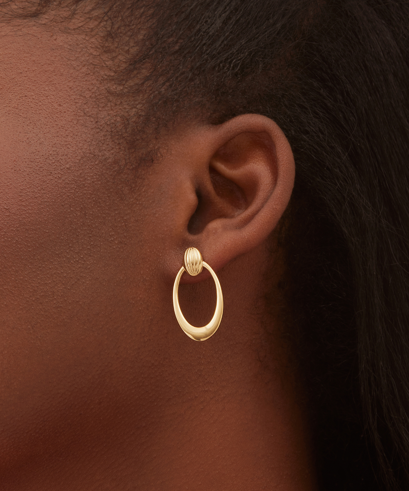Avenue Earrings - Gold Earrings Twenty Compass   