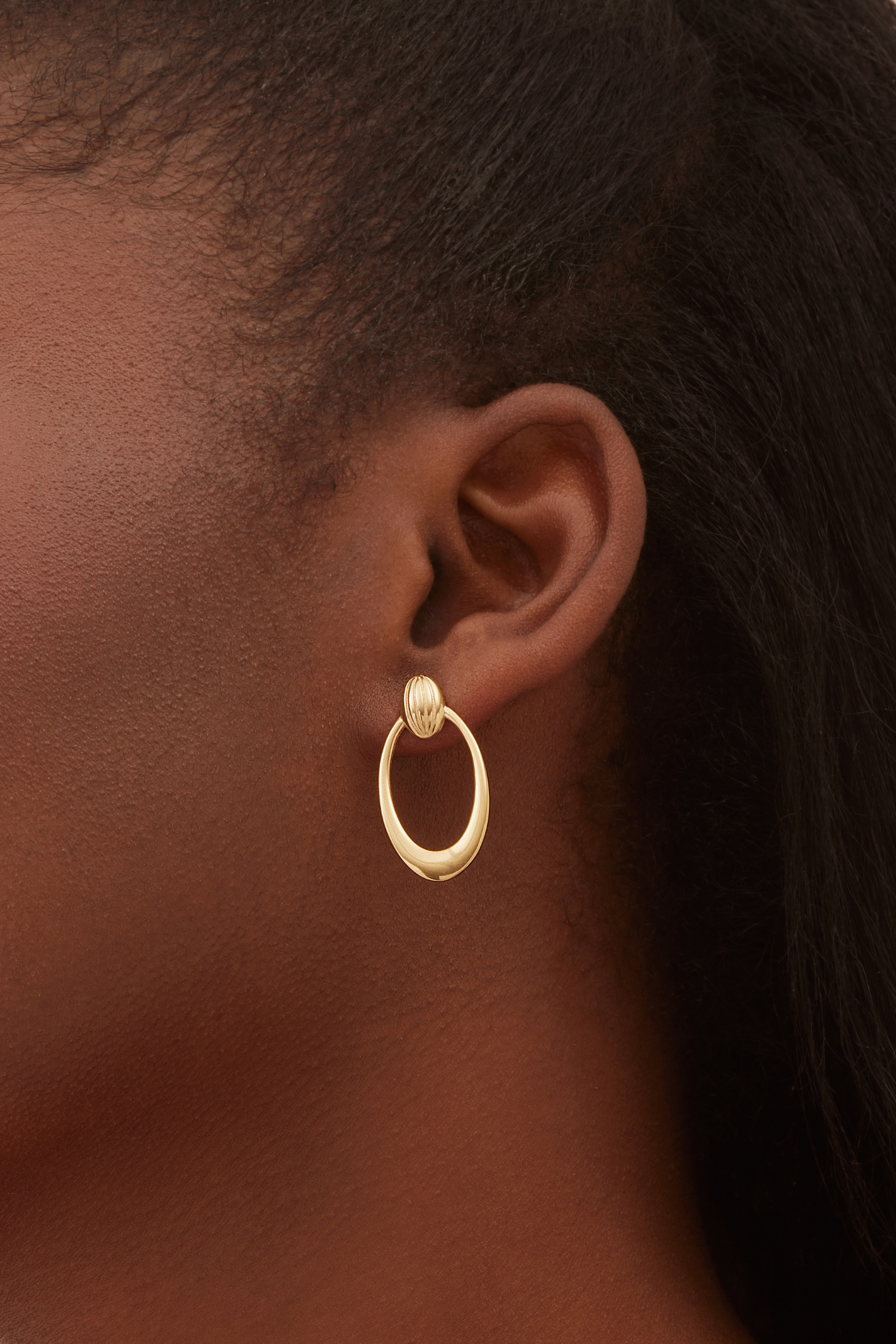 Avenue Earrings - Gold Earrings Twenty Compass   