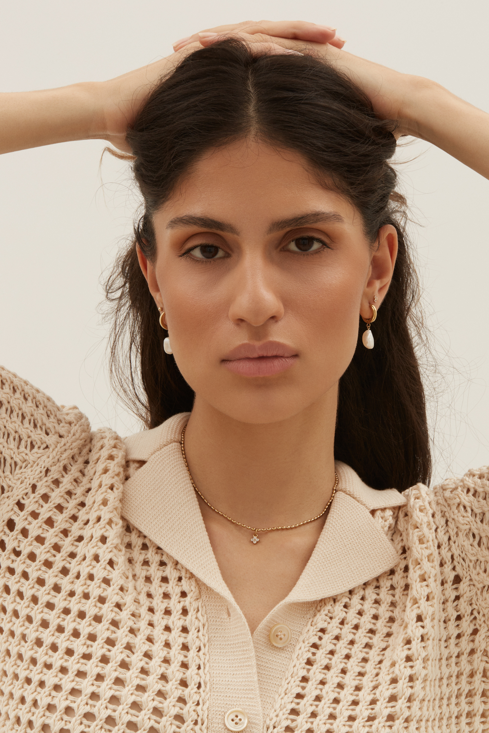 Grace Hoops - Gold Earrings Twenty Compass   