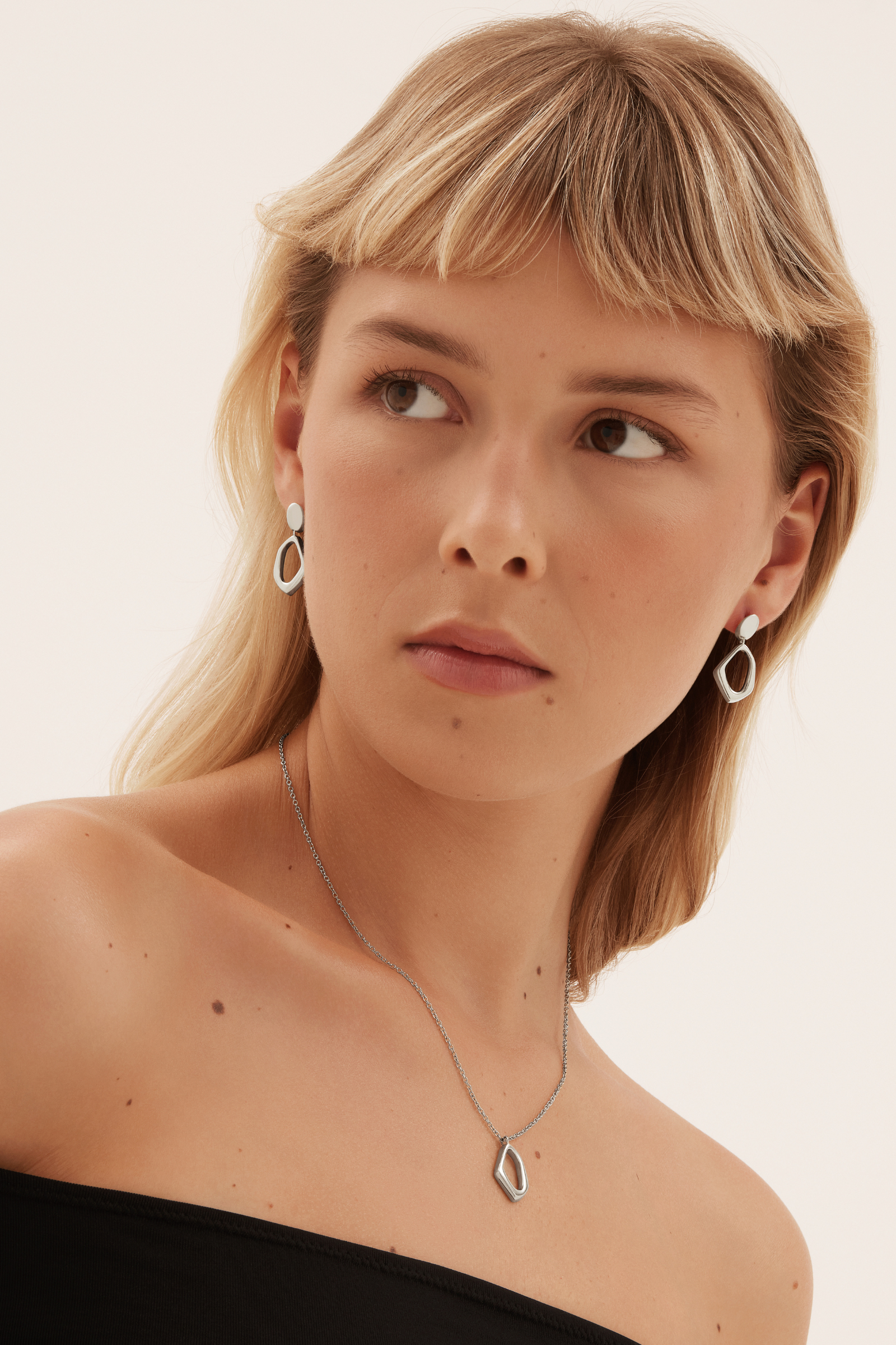 Nova Necklace - Silver Necklaces Twenty Compass   