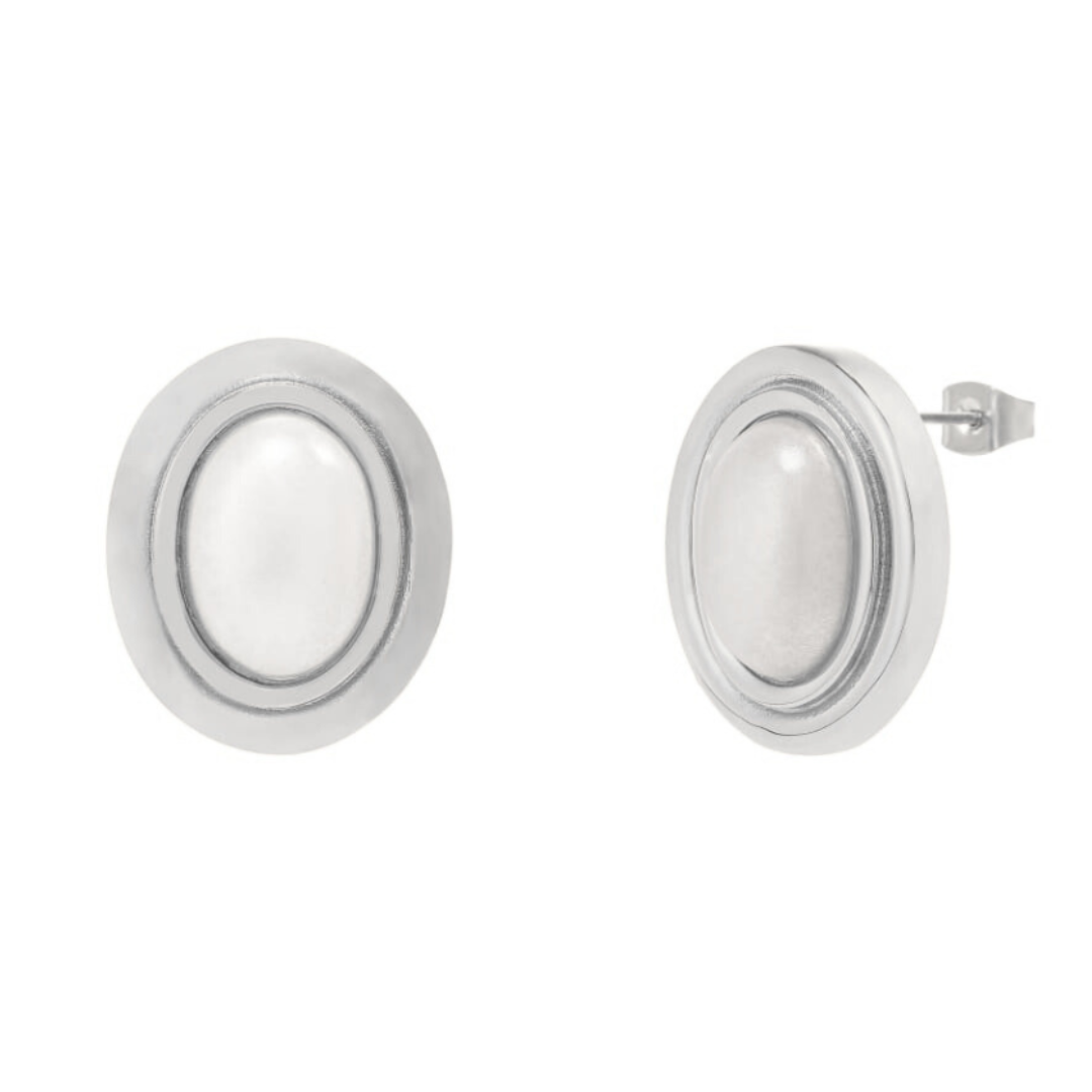Perla Earrings - Silver Perla Earrings - Silver