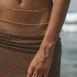 Embrace Body Chain - Gold Body Chains Twenty Compass   