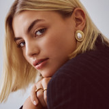 Perla Earrings - Gold Earrings Twenty Compass   