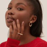 Avenue Earrings - Gold Earrings Twenty Compass   