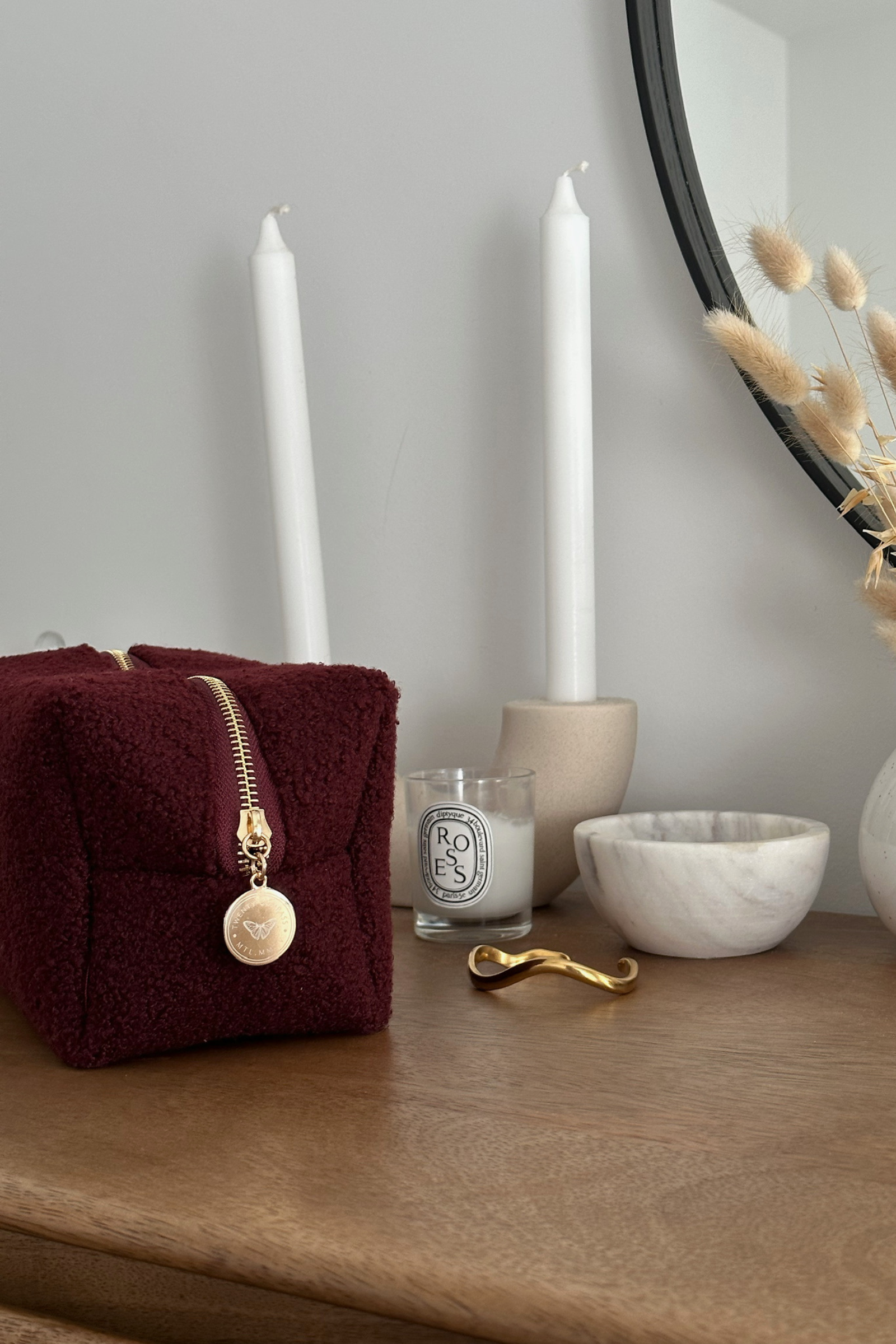 Cerise Travel Pouch Accessories Twenty Compass   