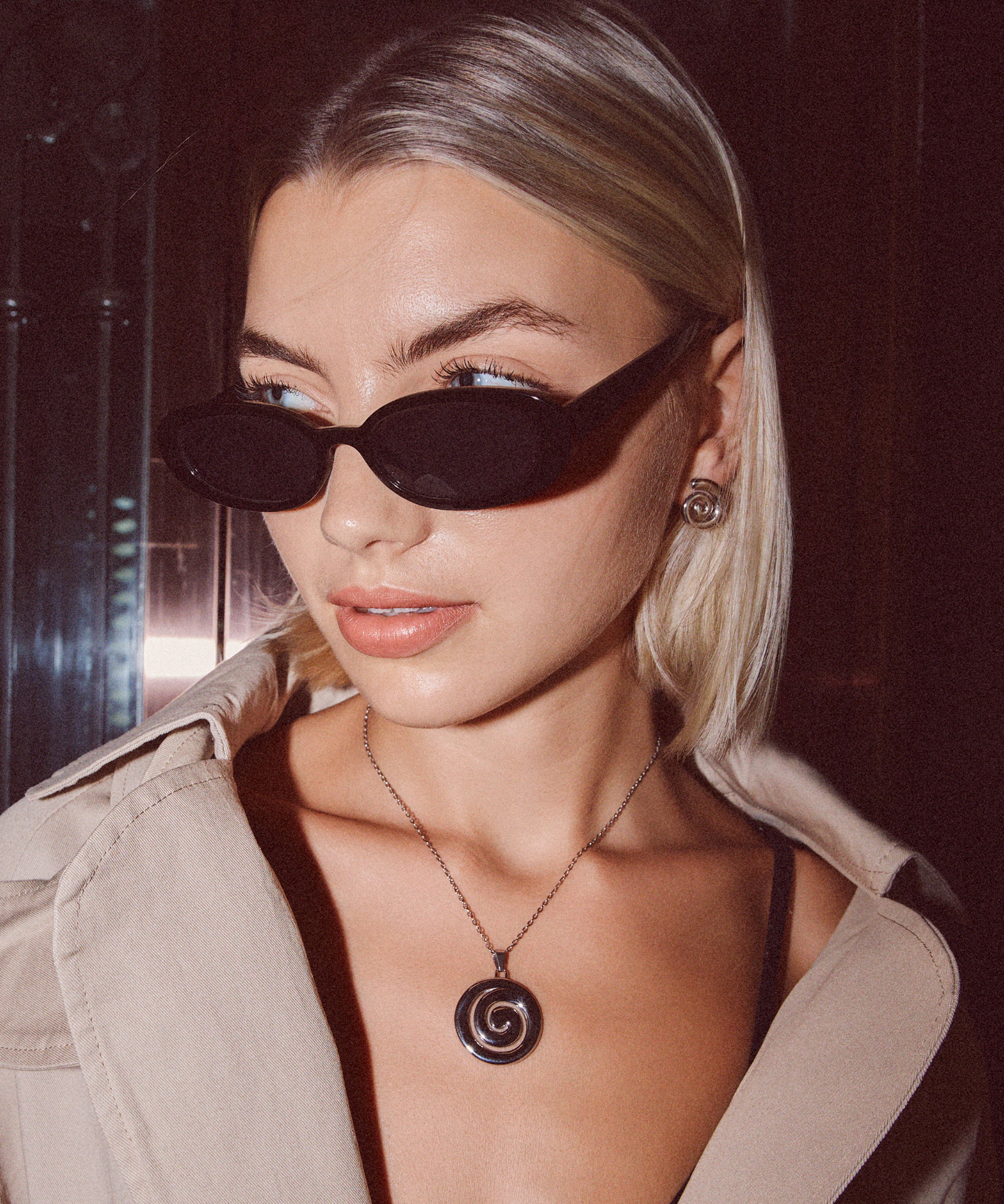 Dune Necklace - Silver Necklaces Twenty Compass   