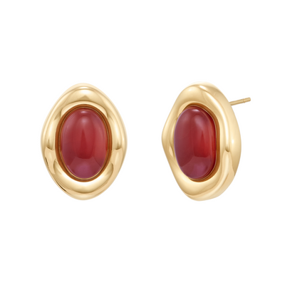 Bordeaux Earrings - Gold