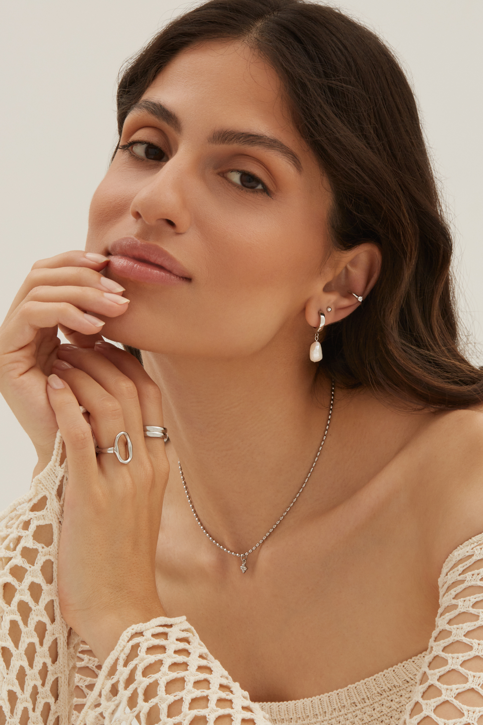 Merveilles Necklace - Silver Necklaces Twenty Compass   