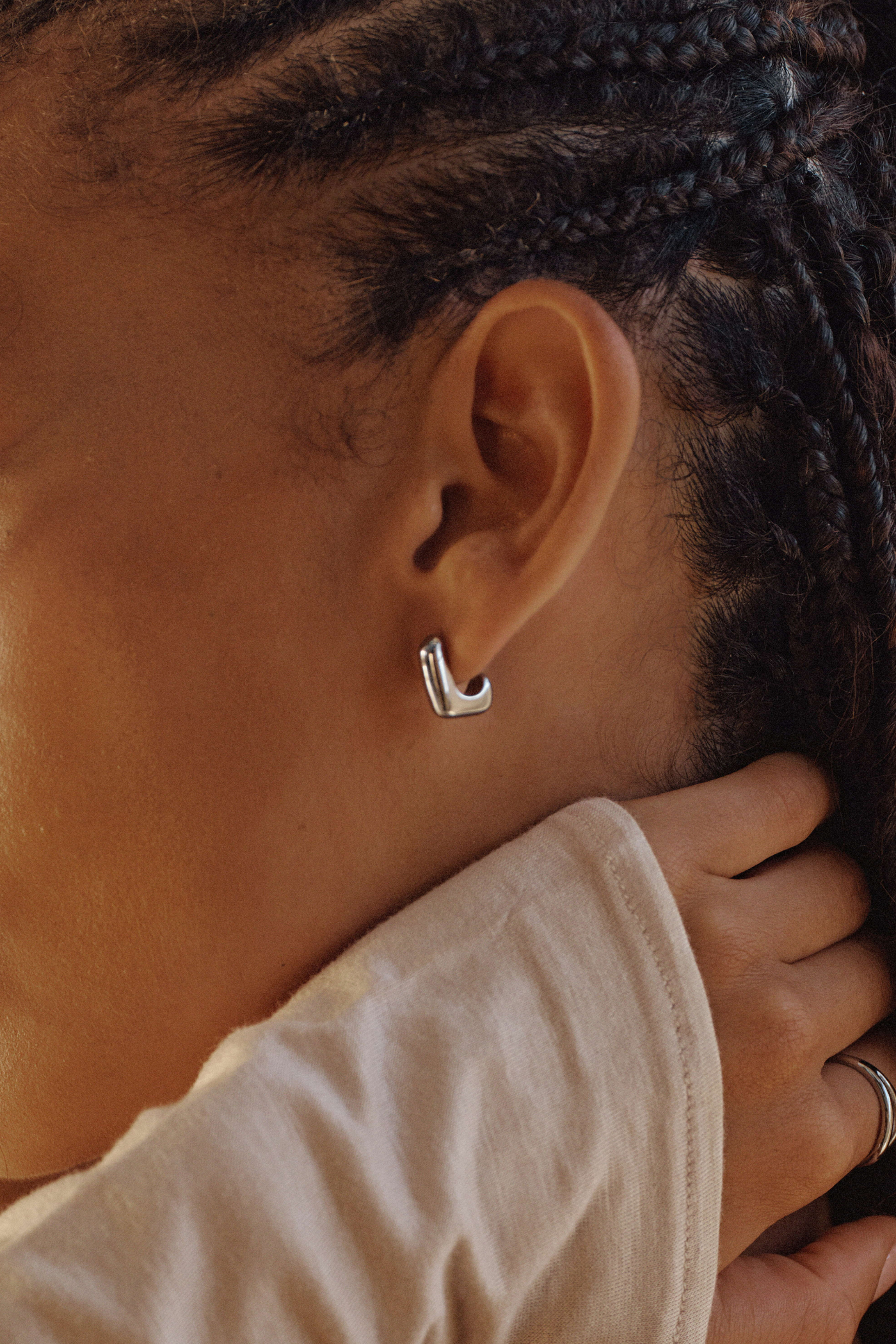 Boucles d'Oreilles Signature - Argent Boucles d'Oreilles Signature - Argent