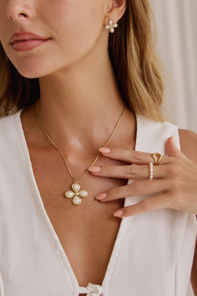 Fleur Necklace - Gold