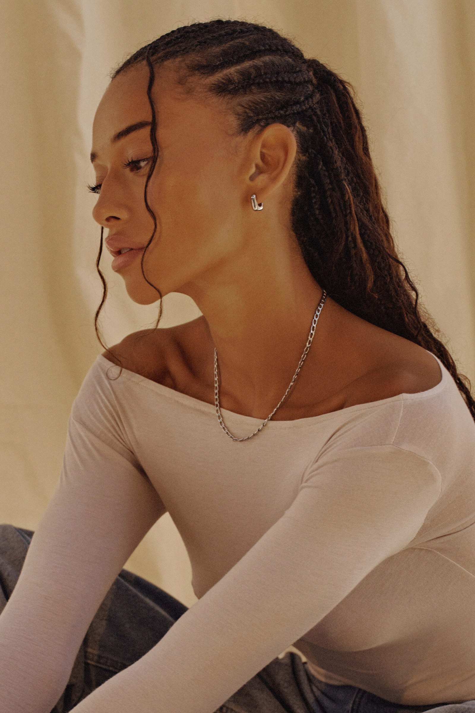 Vela Necklace - Silver - Twenty Compass