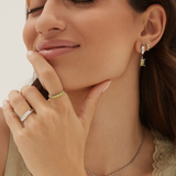 Gem Ring - Silver Rings Twenty Compass   