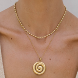 Mykonos Necklace - Gold Necklaces Twenty Compass   