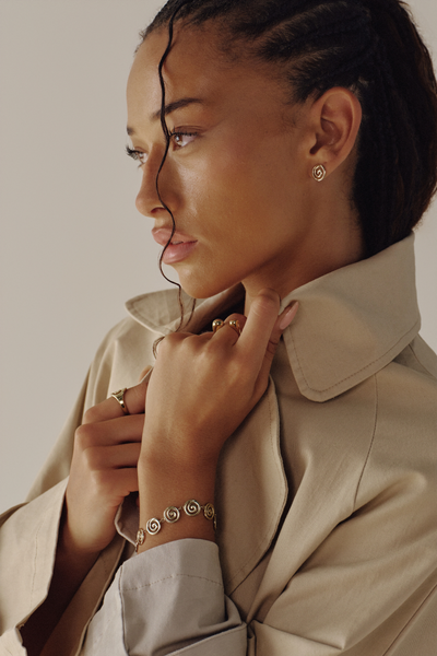 Swirl Bracelet - Gold