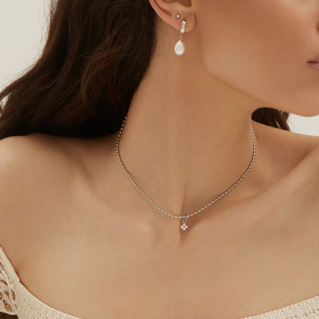 Merveilles Necklace - Silver Necklaces Twenty Compass   