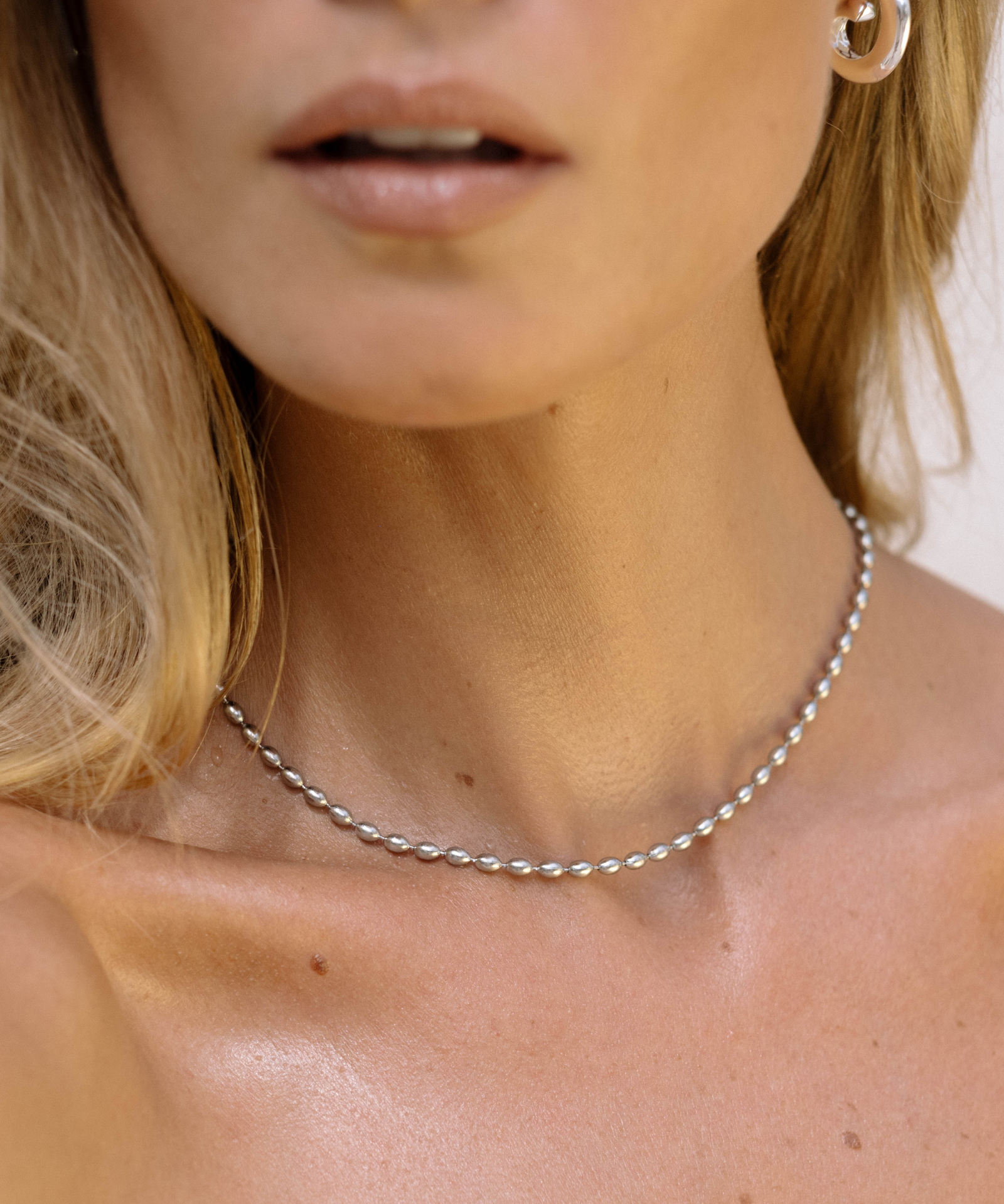 Mykonos Necklace - Silver Necklaces Twenty Compass   