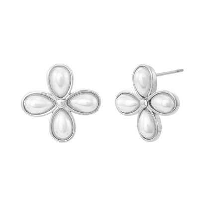 Fleur Earrings - Silver