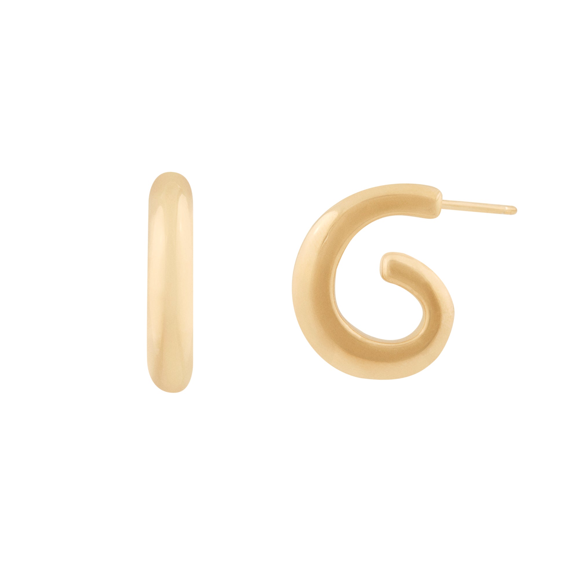 Athena Hoops - Gold Earrings Twenty Compass   