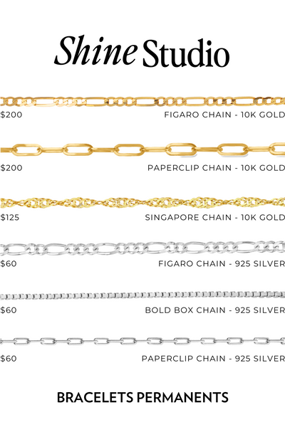 Permanent Jewelry appointment