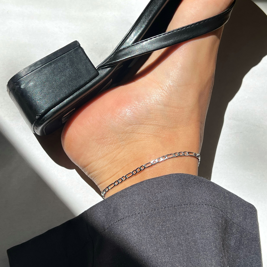 Riviera Anklet - Silver Anklets Twenty Compass   