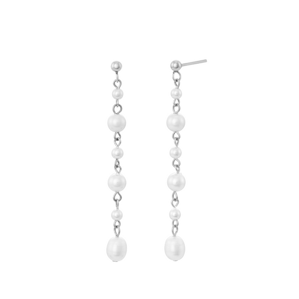  Boucles d'Oreilles Capri- Argent