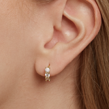 Éclat Hoops - Gold Vermeil Earrings Twenty Compass   