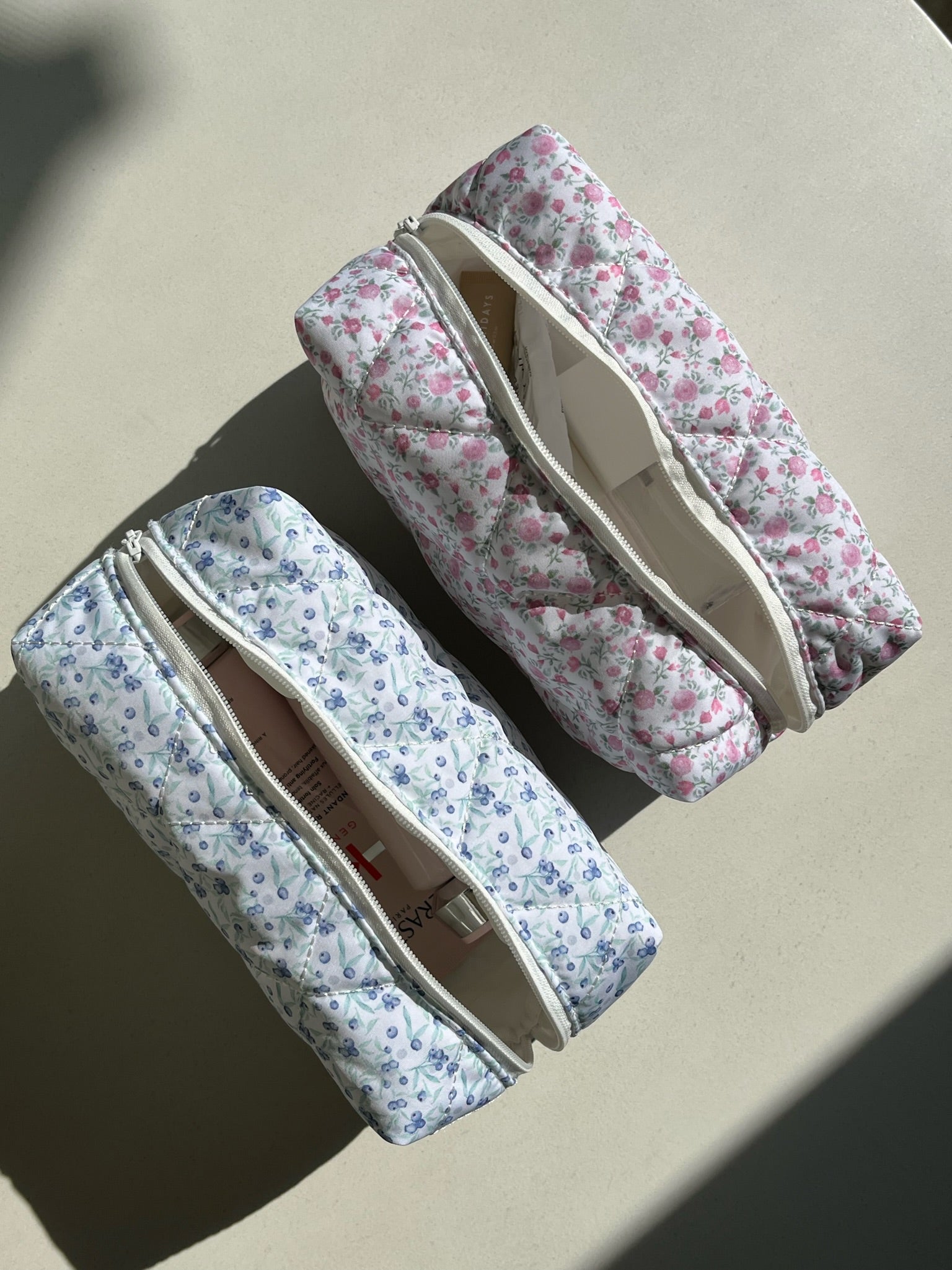 Pink Petals Travel Pouch Accessories Twenty Compass   
