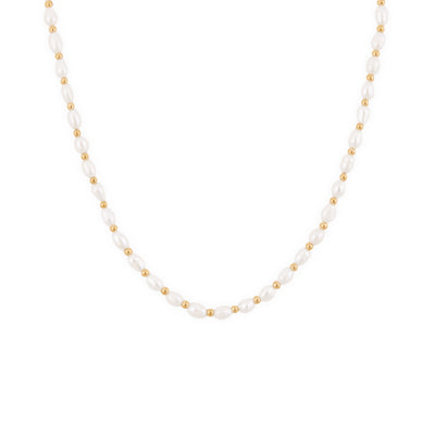 Lagoon Pearl Necklace - Gold
